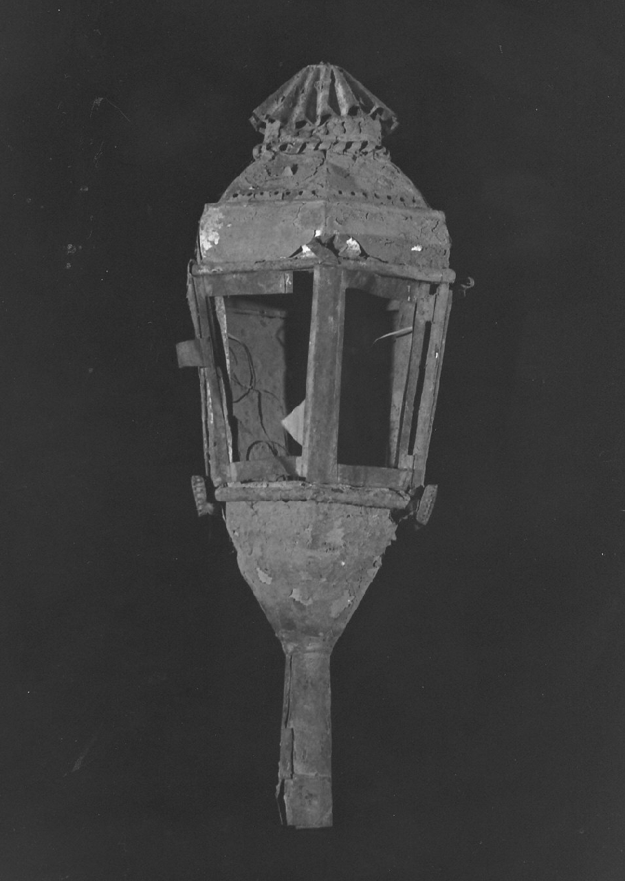 lanterna processionale - bottega calabrese (sec. XIX)
