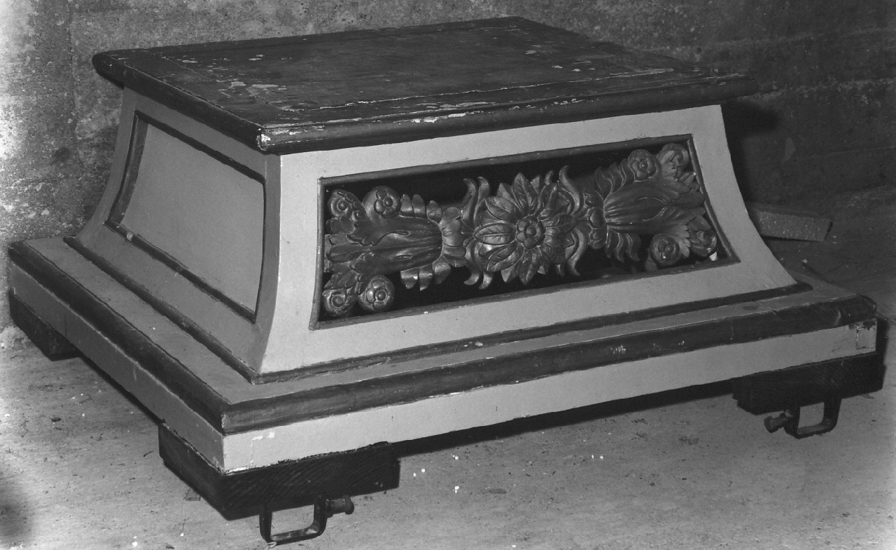 base processionale - bottega calabrese (fine sec. XIX)