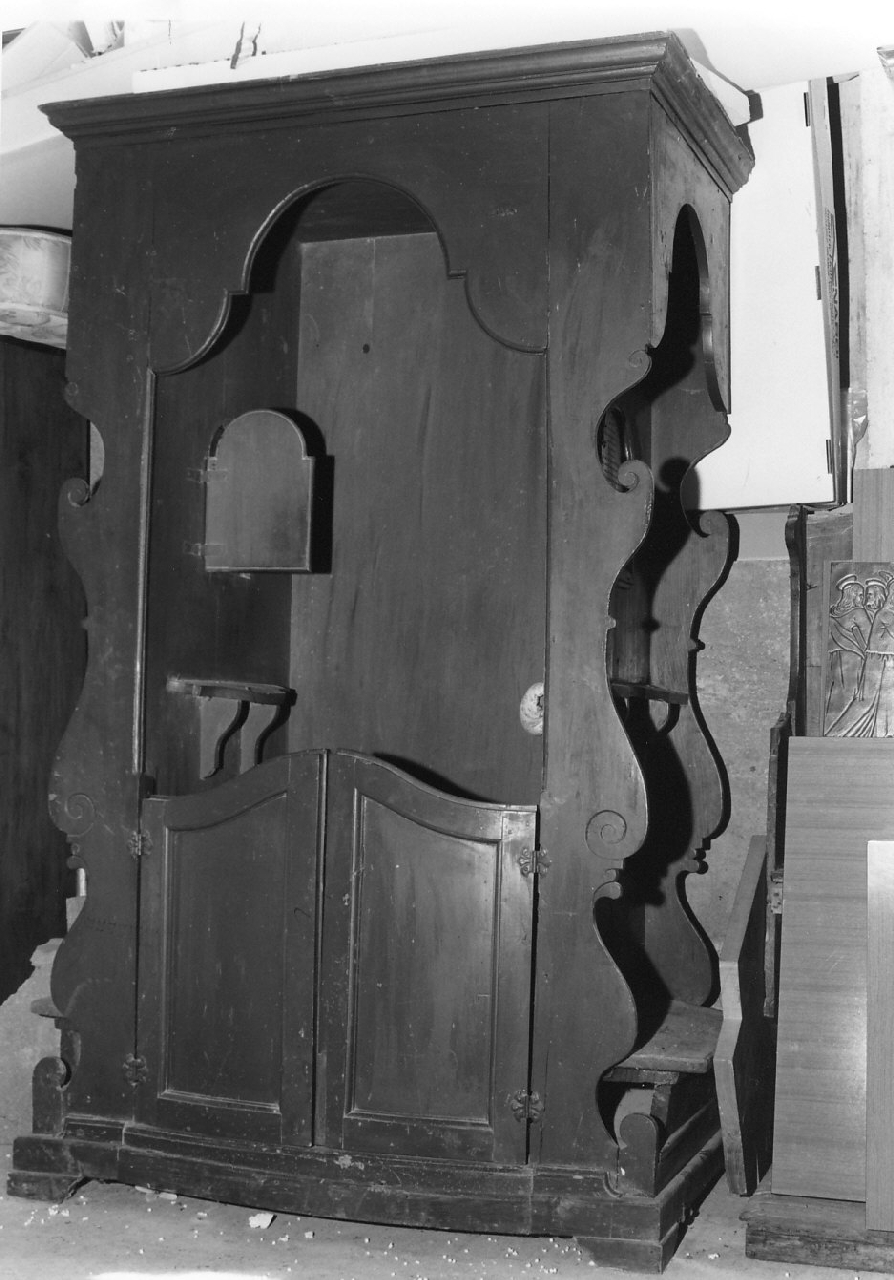 confessionale - bottega calabrese (seconda metà sec. XIX)