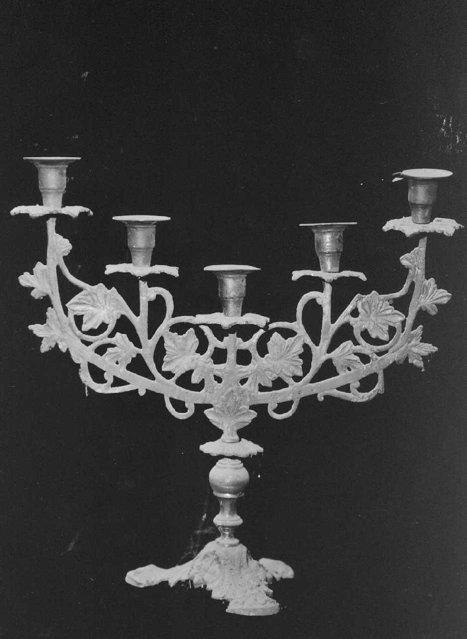 candelabro - bottega calabrese (fine sec. XIX)