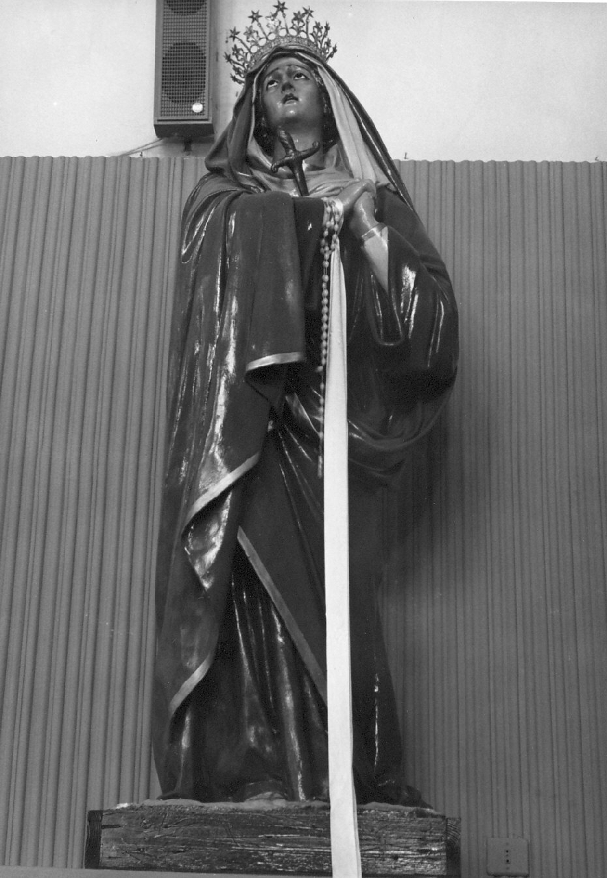 Madonna Addolorata (statua) - bottega Italia meridionale (fine/inizio secc. XIX/ XX)