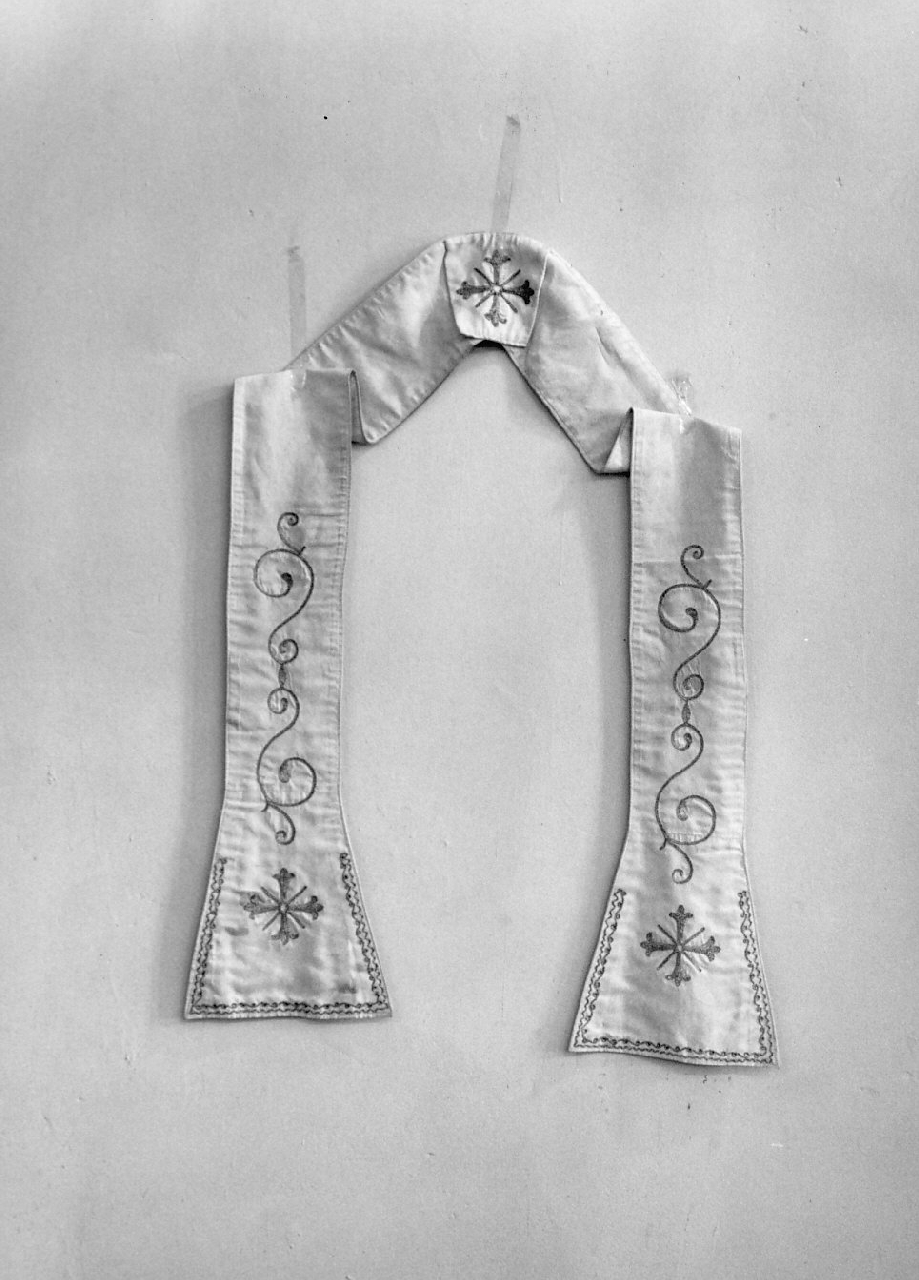 stola, opera isolata - manifattura calabrese (inizio sec. XX)