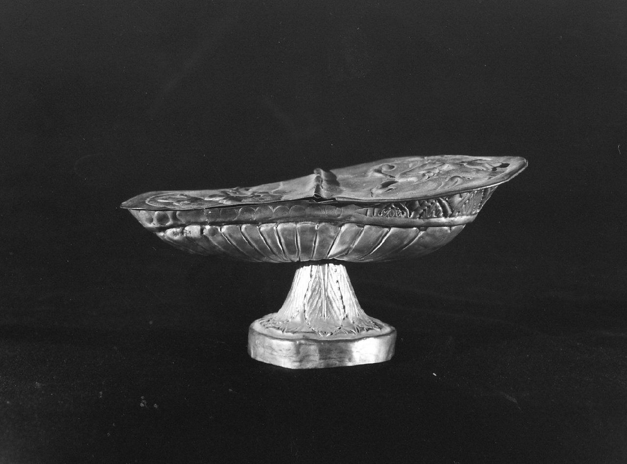navicella portaincenso - bottega Italia meridionale (sec. XIX)