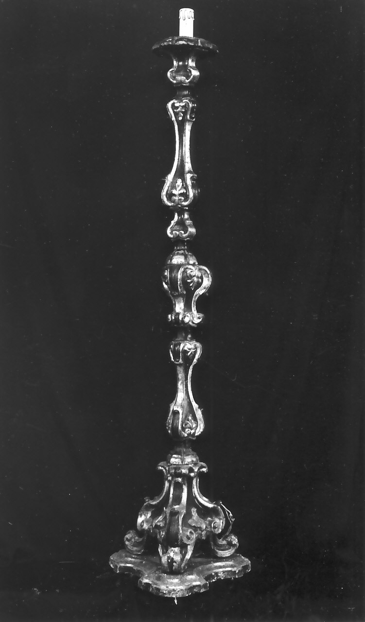 candeliere, serie - bottega Italia meridionale (sec. XVIII)