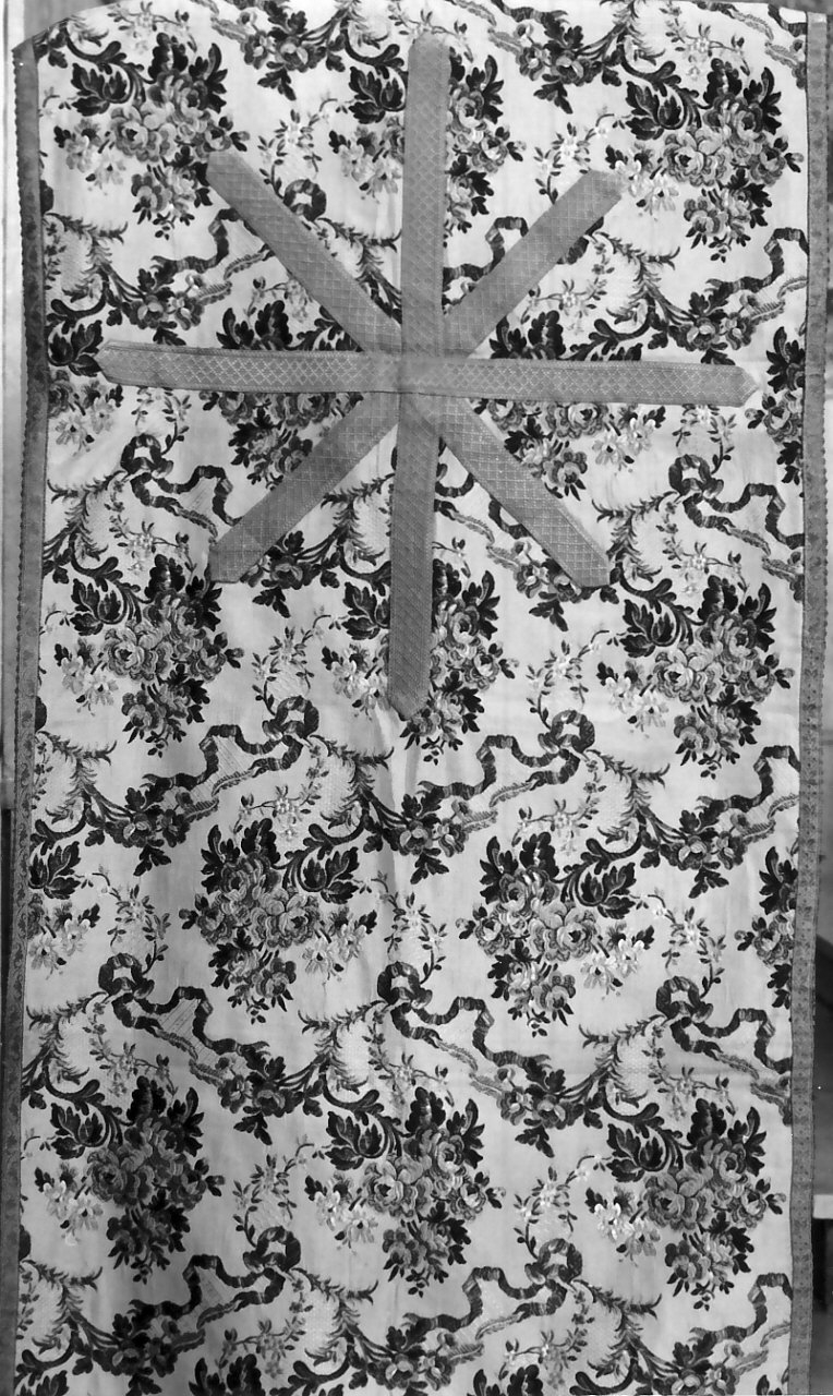 velo omerale, opera isolata - manifattura calabrese (fine/inizio secc. XIX/ XX)