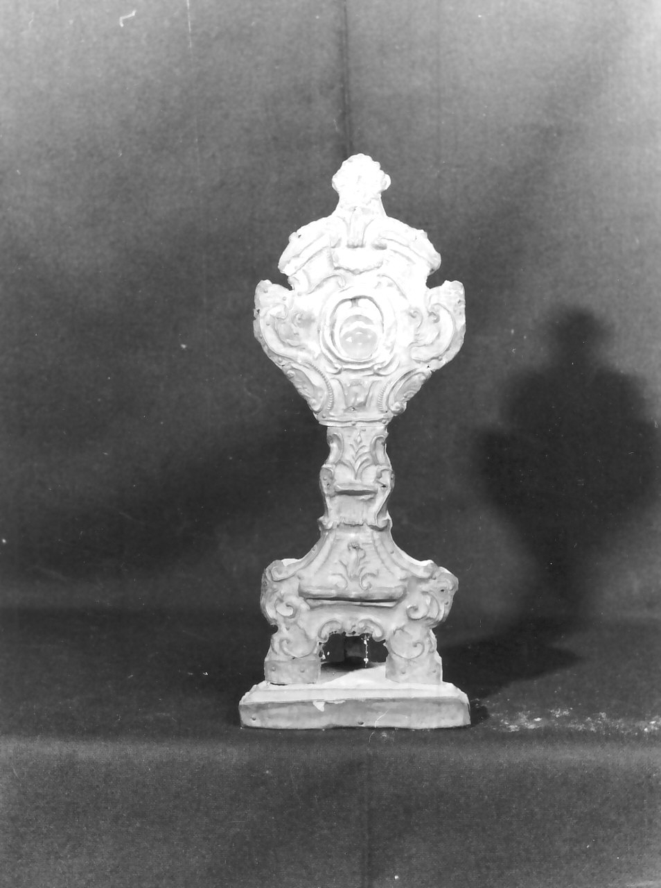 reliquiario - bottega calabrese (fine/inizio secc. XIX/ XX)