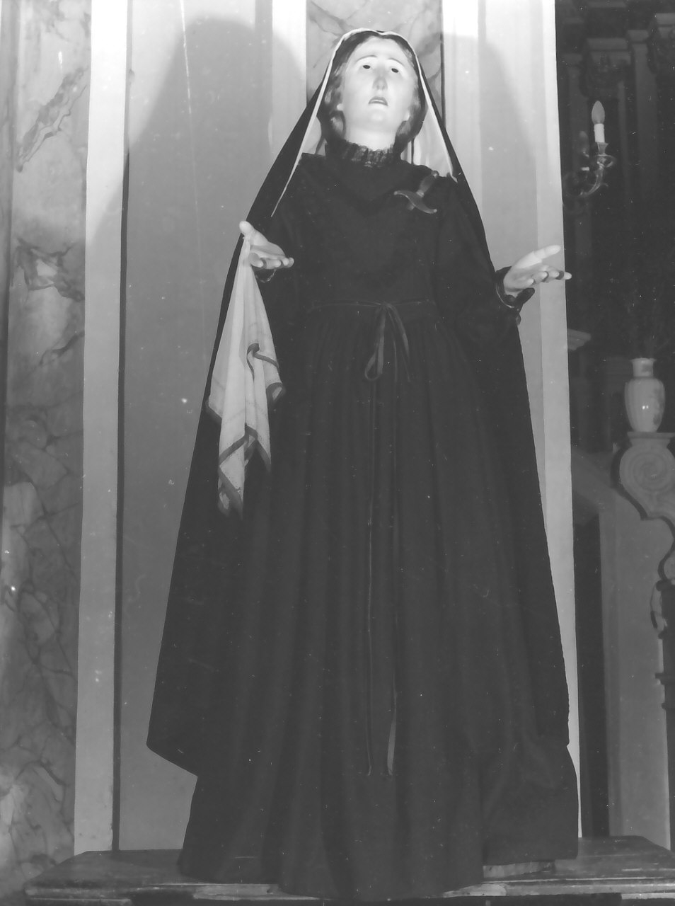 Madonna Addolorata (manichino) - bottega calabrese, manifattura Italia meridionale (sec. XX)