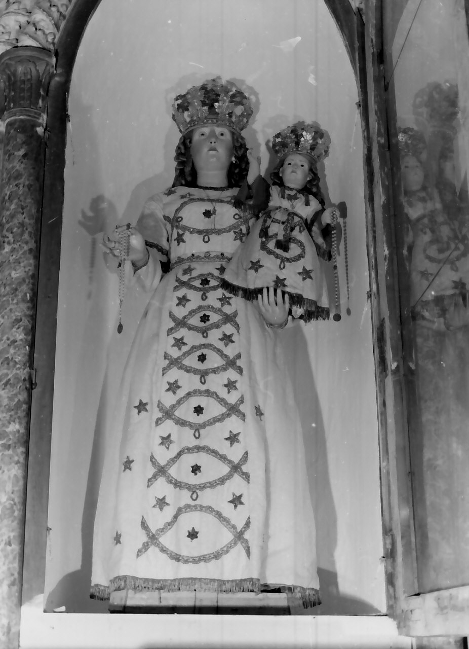 Madonna del Rosario (manichino, opera isolata) - bottega Italia meridionale (sec. XIX)