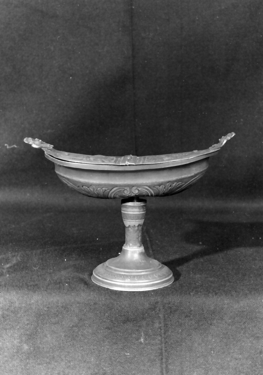 navicella portaincenso, opera isolata - bottega Italia meridionale (sec. XX)