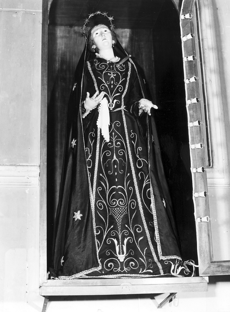 Madonna Addolorata (manichino, opera isolata) - bottega calabrese (prima metà sec. XIX)