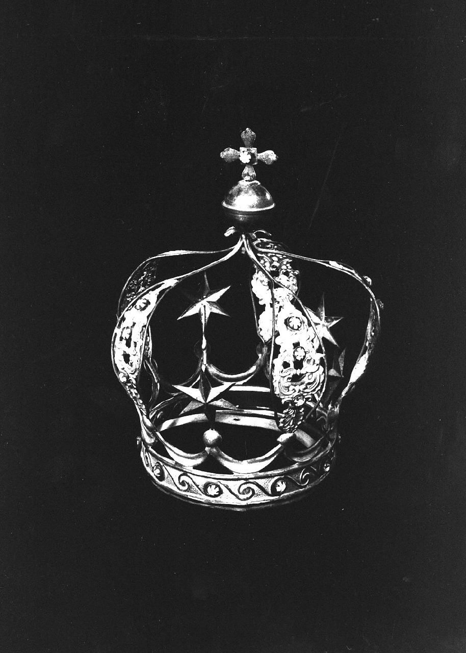 corona da statua, opera isolata - bottega Italia meridionale (sec. XIX)