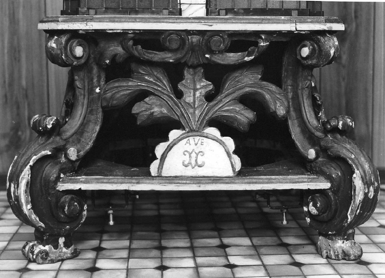 base processionale, opera isolata - bottega Italia meridionale (fine/inizio secc. XVIII/ XIX)