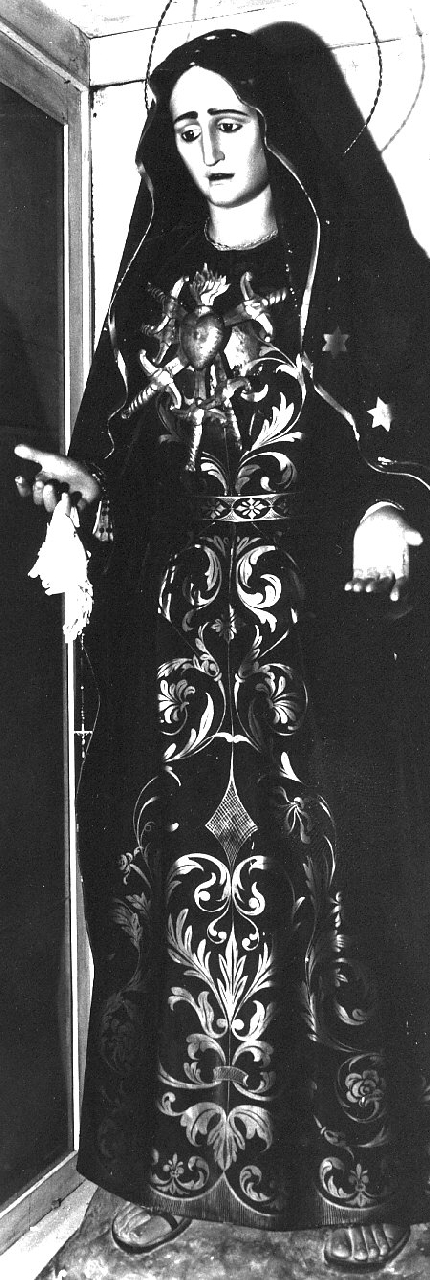 Madonna Addolorata (statua, opera isolata) - bottega Italia meridionale (fine sec. XIX)