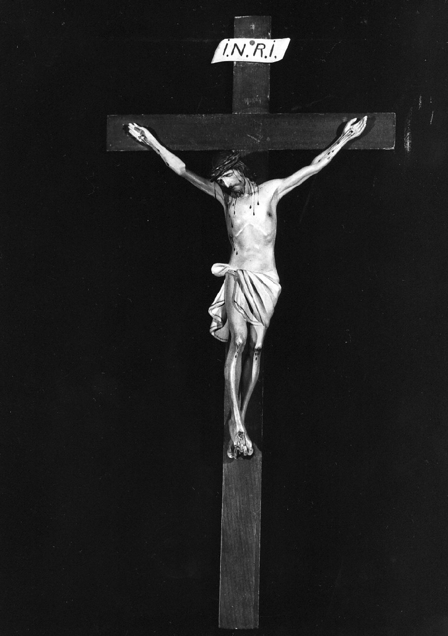 crocifisso, opera isolata - bottega Italia meridionale (fine sec. XIX)