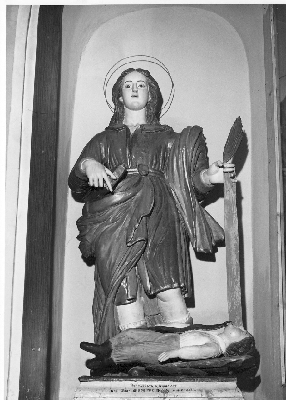 San Pantaleone martire (statua) - bottega Italia meridionale (fine/inizio secc. XVIII/ XIX)