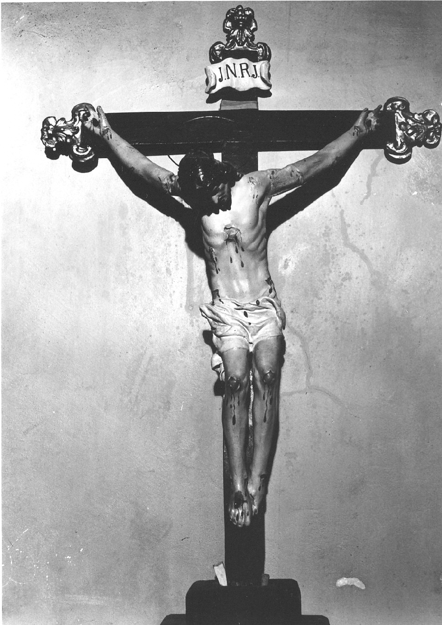 crocifisso, opera isolata - bottega Italia meridionale (sec. XIX)