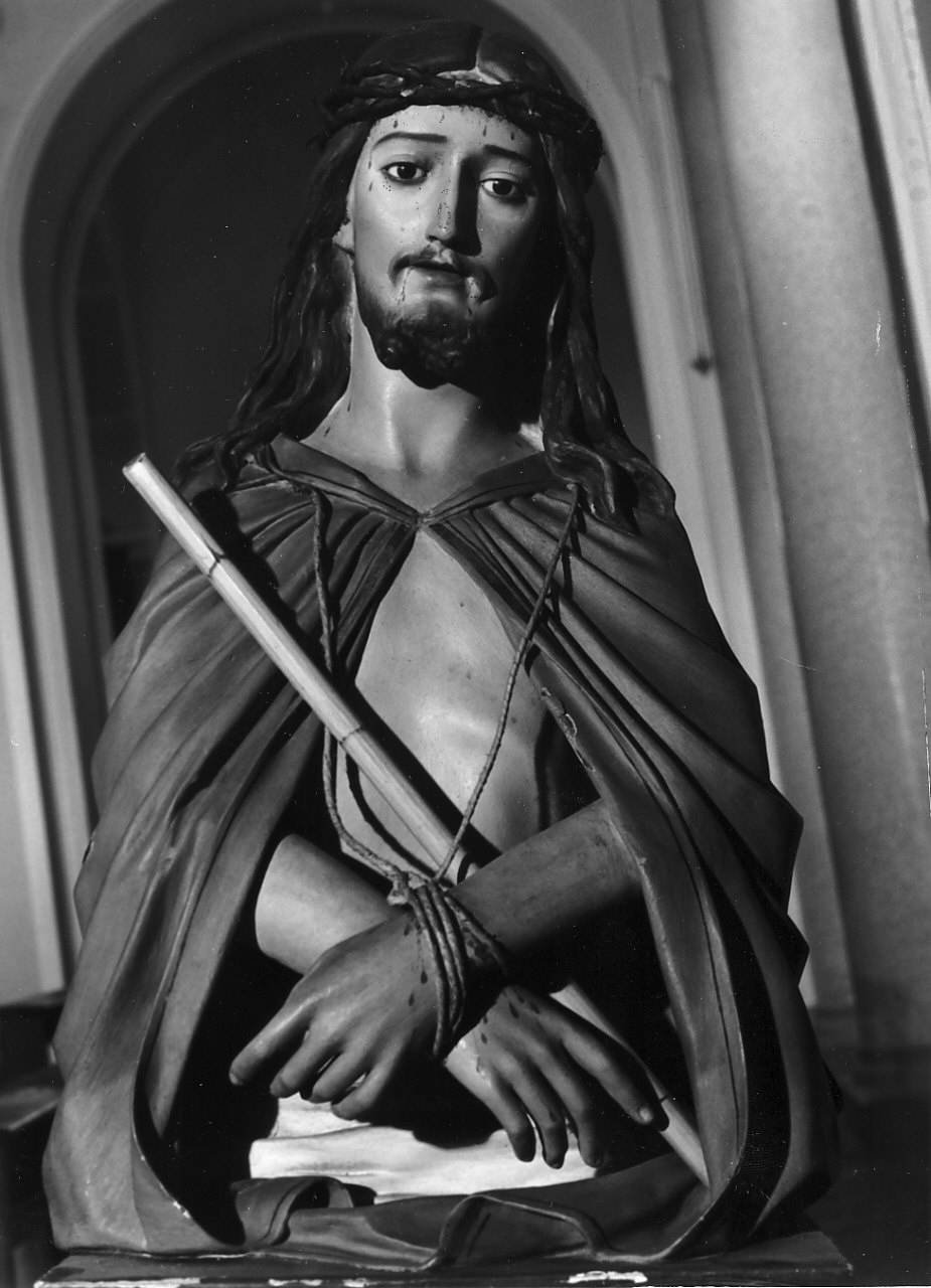 Ecce Homo (scultura, opera isolata) di Malecore Giuseppe (fine/inizio secc. XIX/ XX)