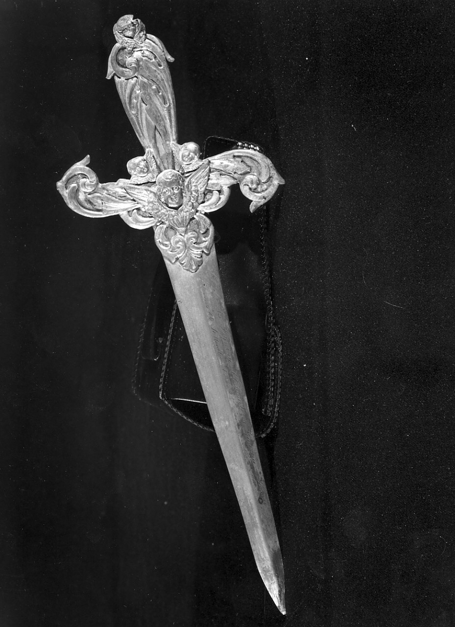 attributo iconografico di immagine sacra, opera isolata - bottega siciliana (sec. XX)