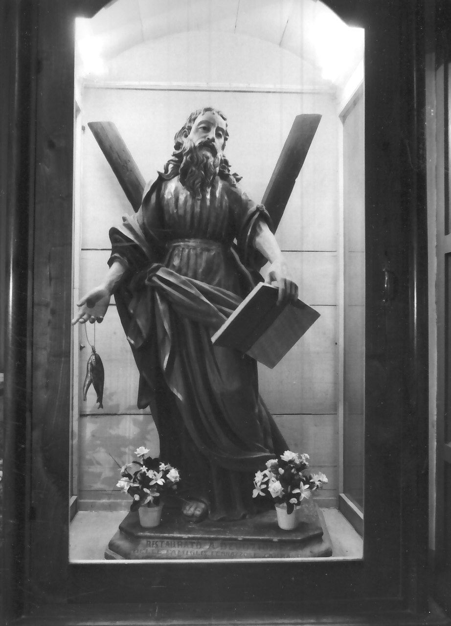 Sant'Andrea (statua, opera isolata) - bottega calabrese (fine/inizio secc. XVIII/ XIX)