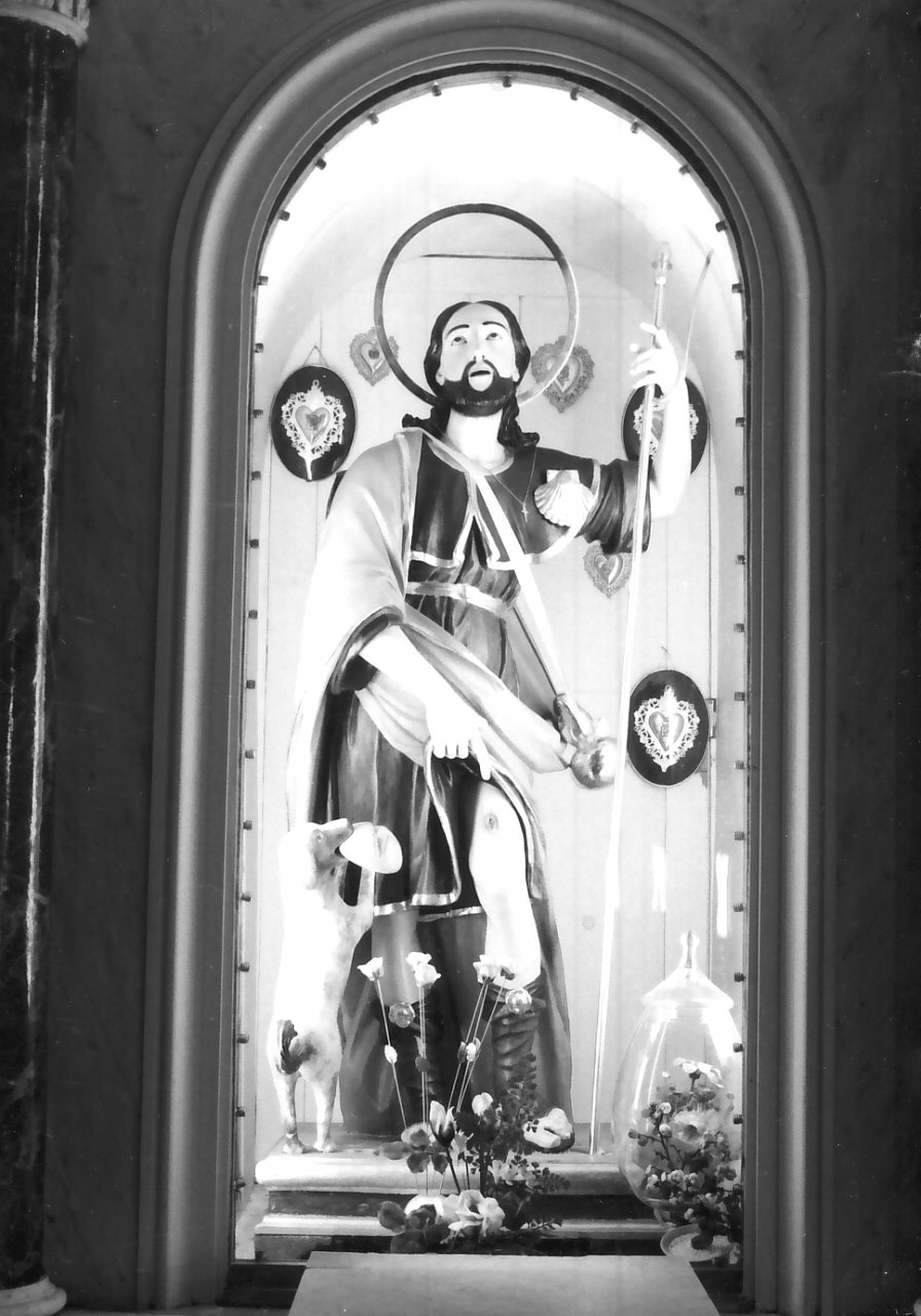 San Rocco (statua, opera isolata) - bottega calabrese (fine/inizio secc. XVIII/ XIX)