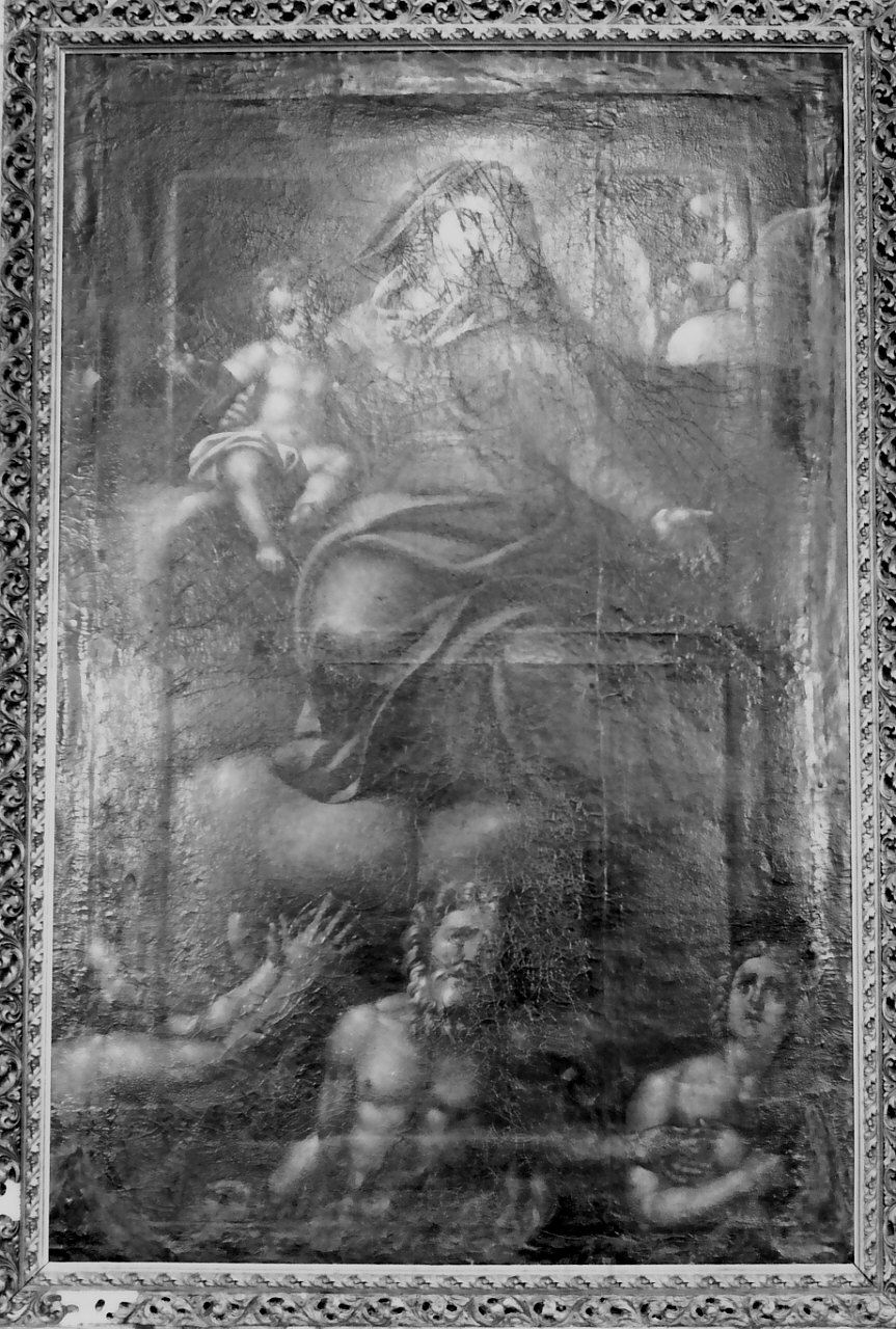 Madonna del Soccorso (dipinto, opera isolata) di Aloi Brunetto (sec. XIX)