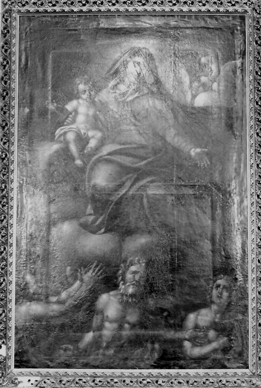 Madonna del Soccorso (dipinto, opera isolata) di Aloi Brunetto (sec. XIX)