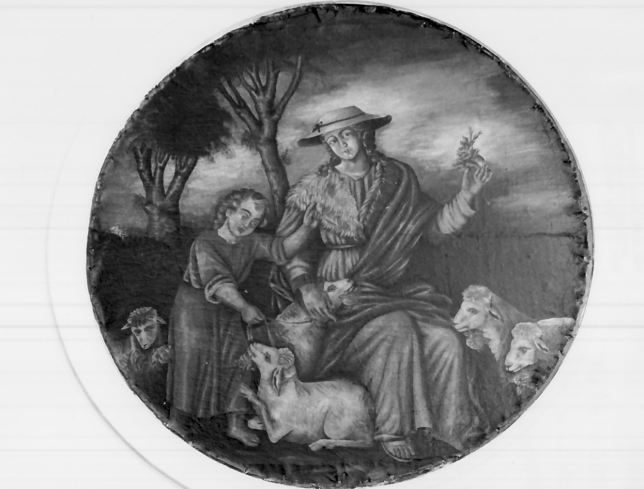 Madonna con Bambino (dipinto, opera isolata) - ambito calabrese (fine/inizio secc. XVIII/ XIX)