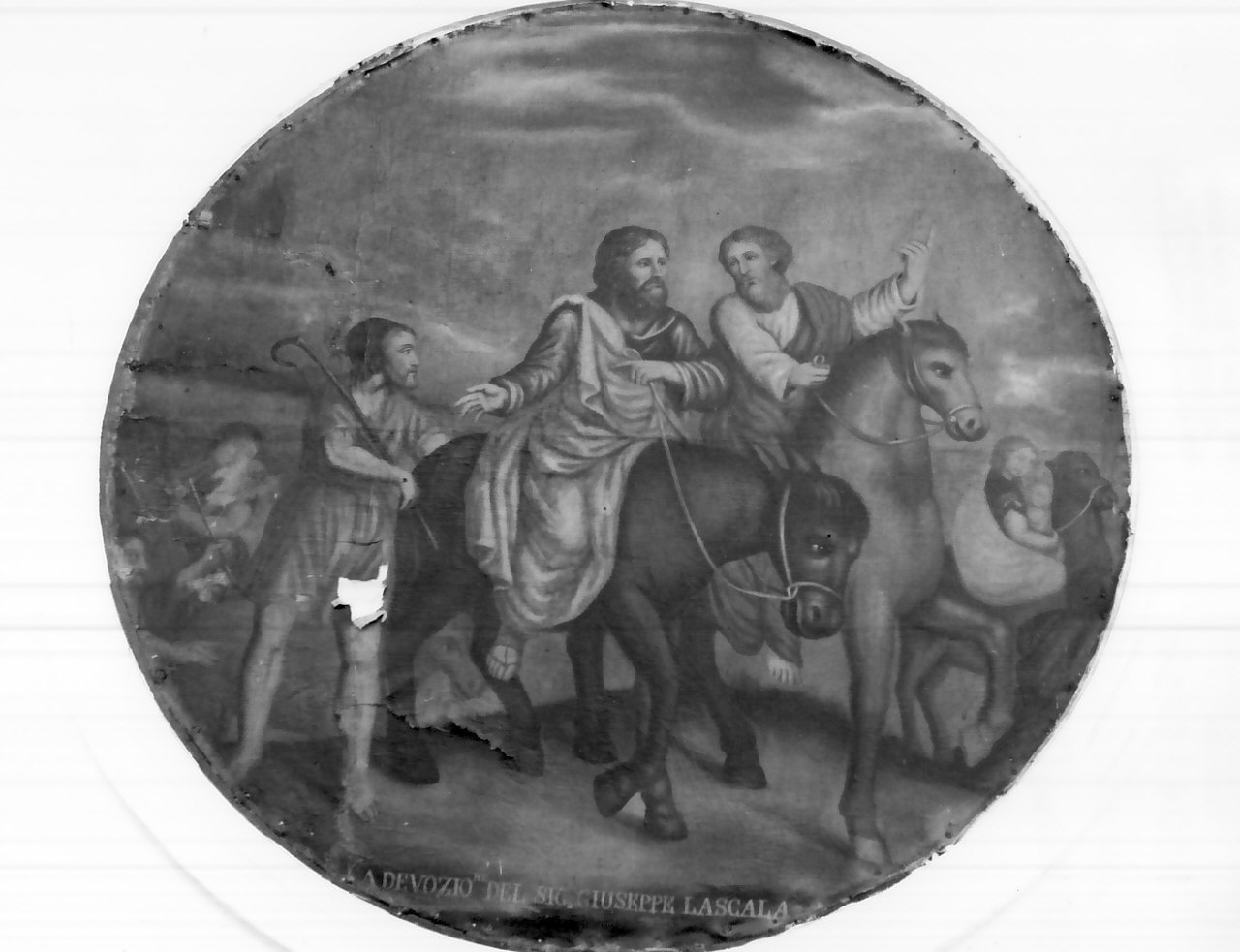 Buon Samaritano (dipinto, opera isolata) - ambito calabrese (inizio sec. XIX)