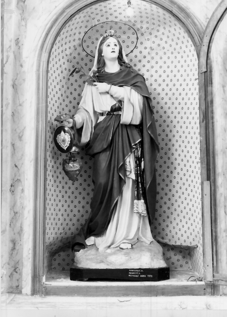 Santa Lucia (statua, opera isolata) - bottega calabrese (inizio sec. XX)