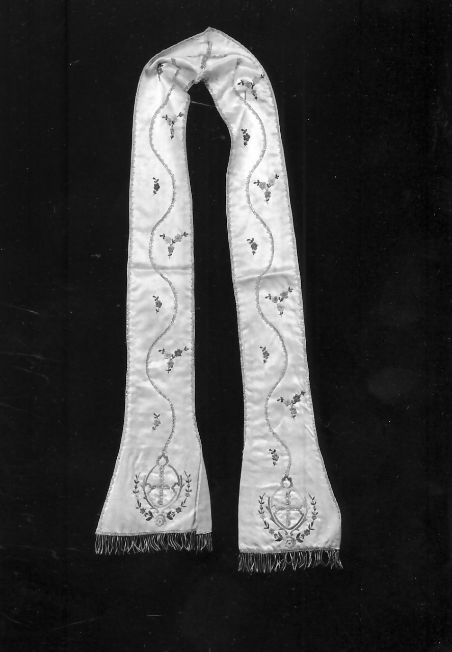 stola, opera isolata - manifattura calabrese (seconda metà sec. XIX)