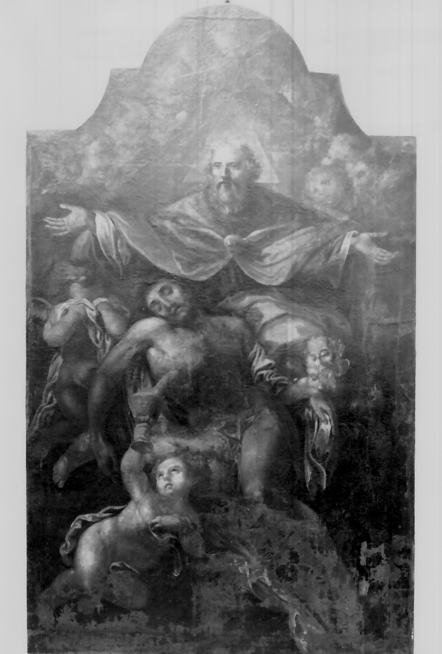 Trinità e Santi (dipinto, opera isolata) - ambito calabrese (prima metà sec. XIX)