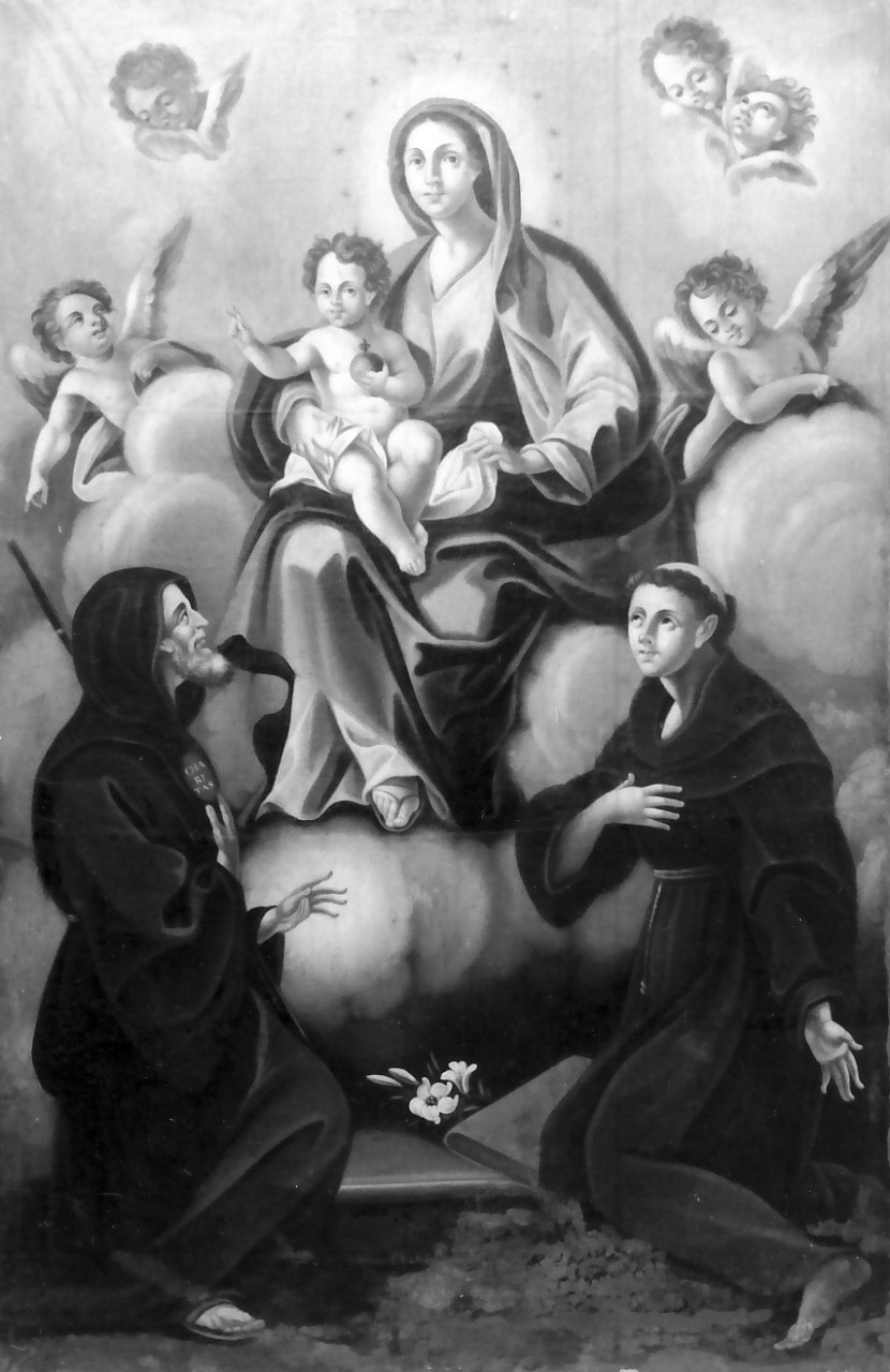 Madonna con Bambino e Santi (dipinto, opera isolata) - ambito calabrese (seconda metà sec. XIX)