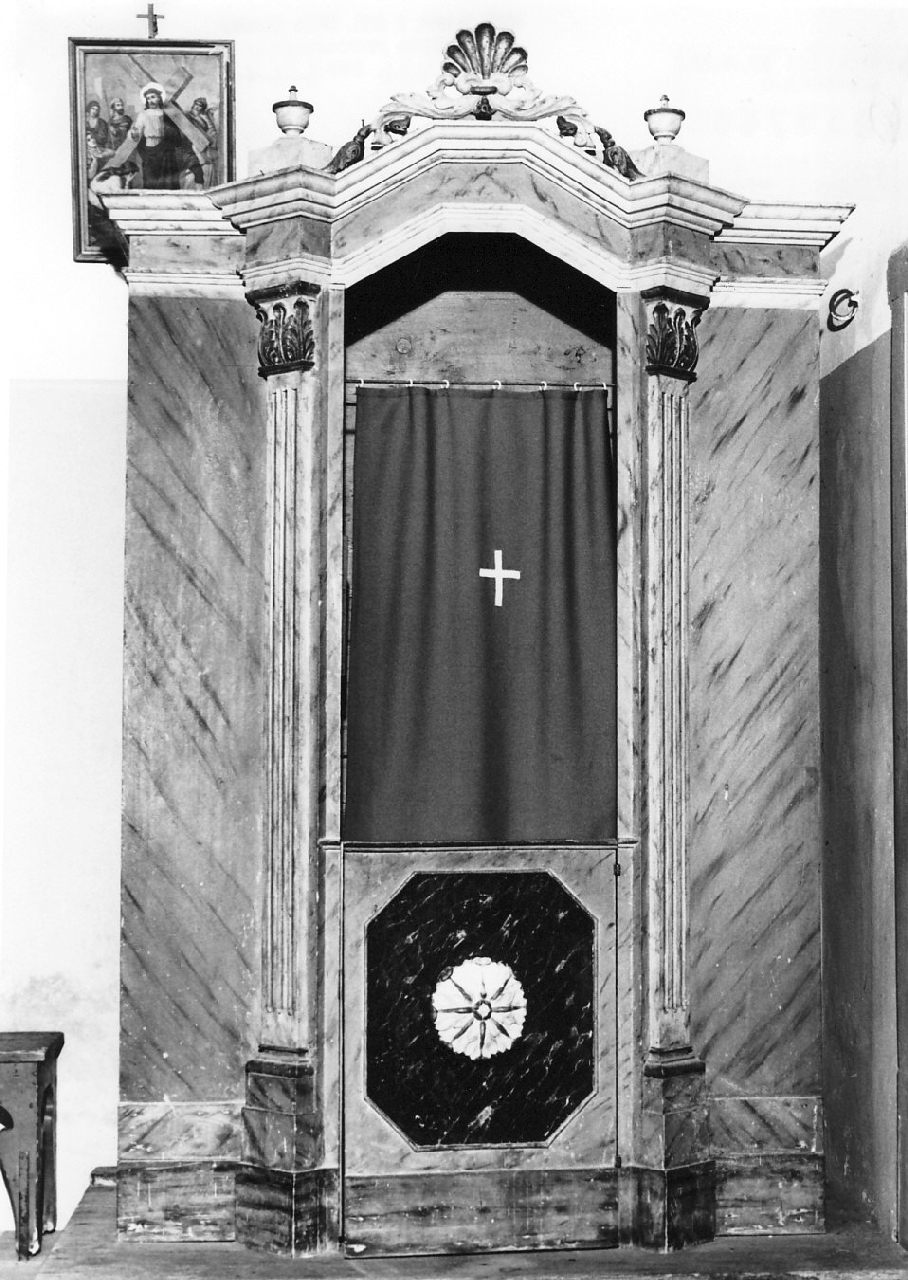 confessionale, opera isolata - bottega calabrese (sec. XIX)