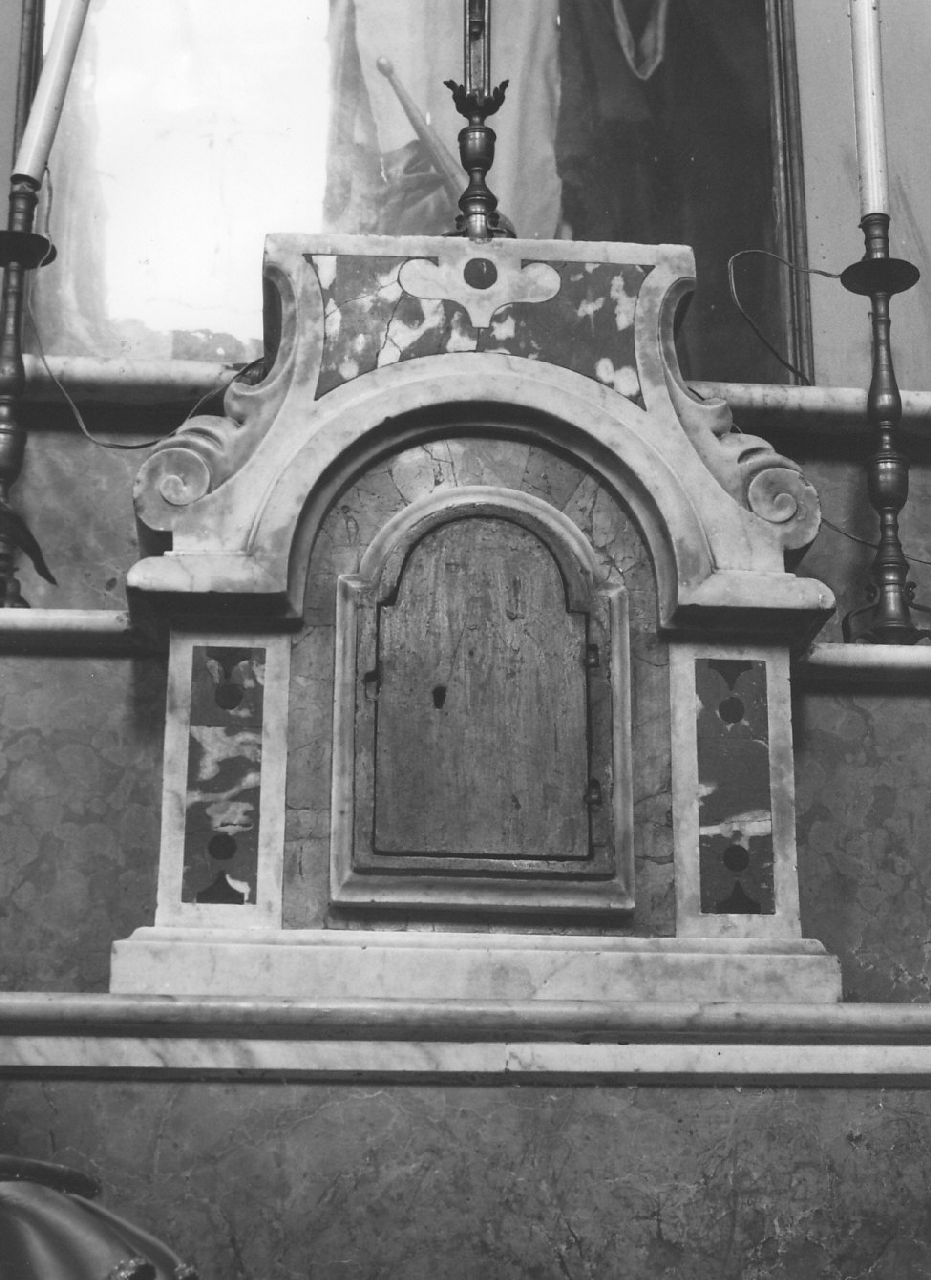 tabernacolo, elemento d'insieme - bottega Italia meridionale (sec. XVIII)