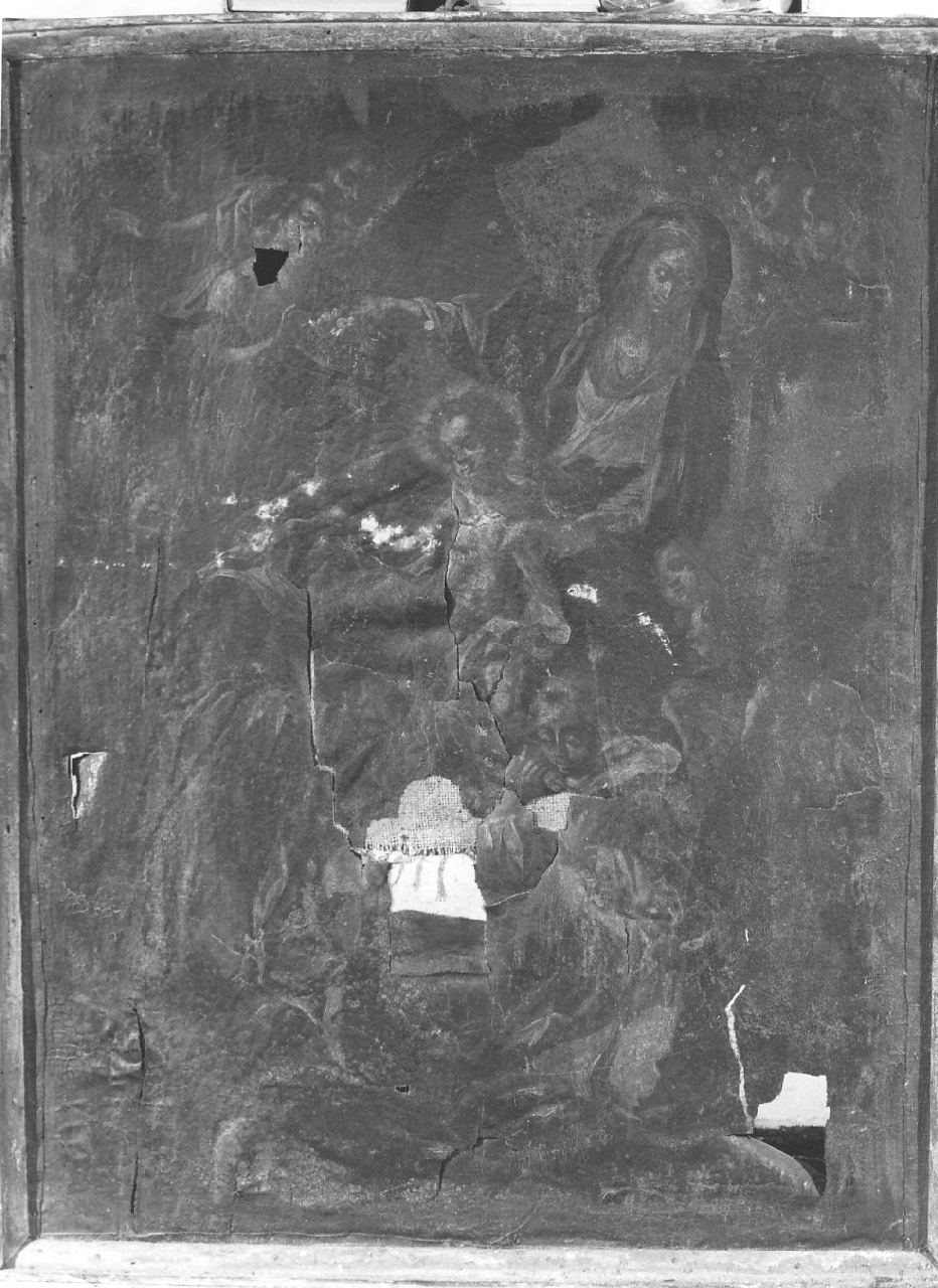 Madonna con Bambino e Santi (dipinto, opera isolata) - ambito calabrese (sec. XIX)