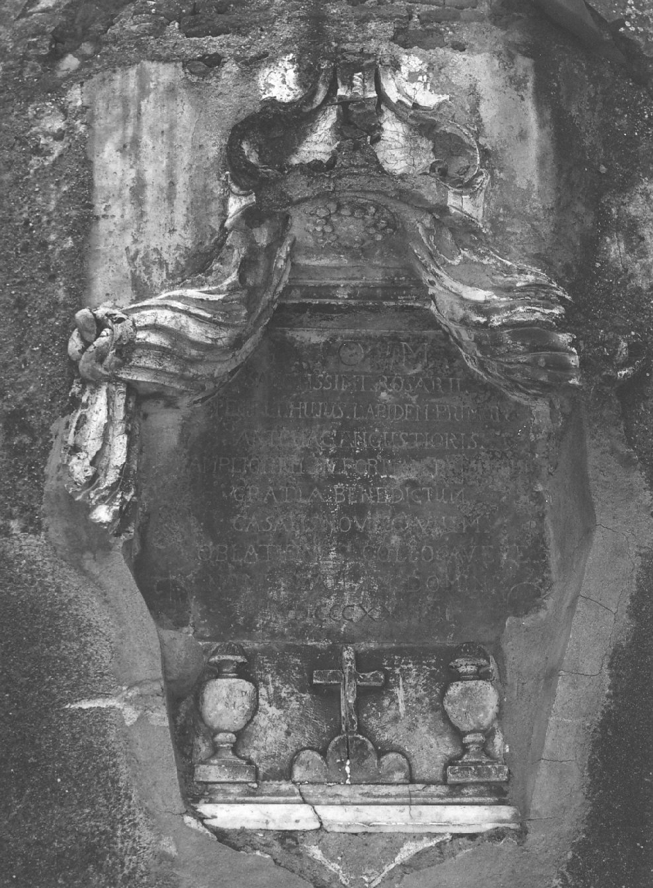 lapide commemorativa, opera isolata - bottega calabrese (sec. XIX)