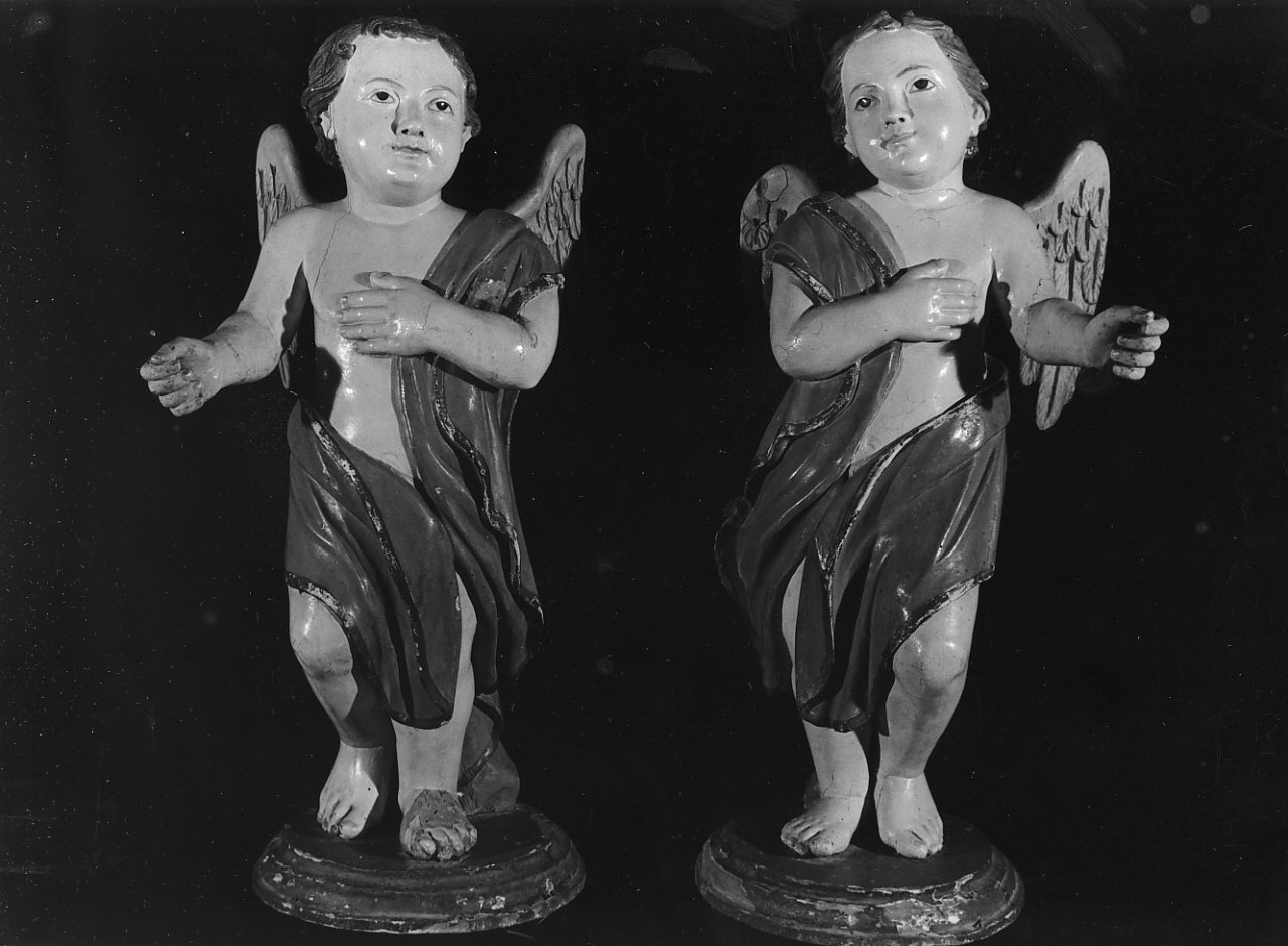 angeli (statua, serie) - bottega Italia meridionale (sec. XIX)