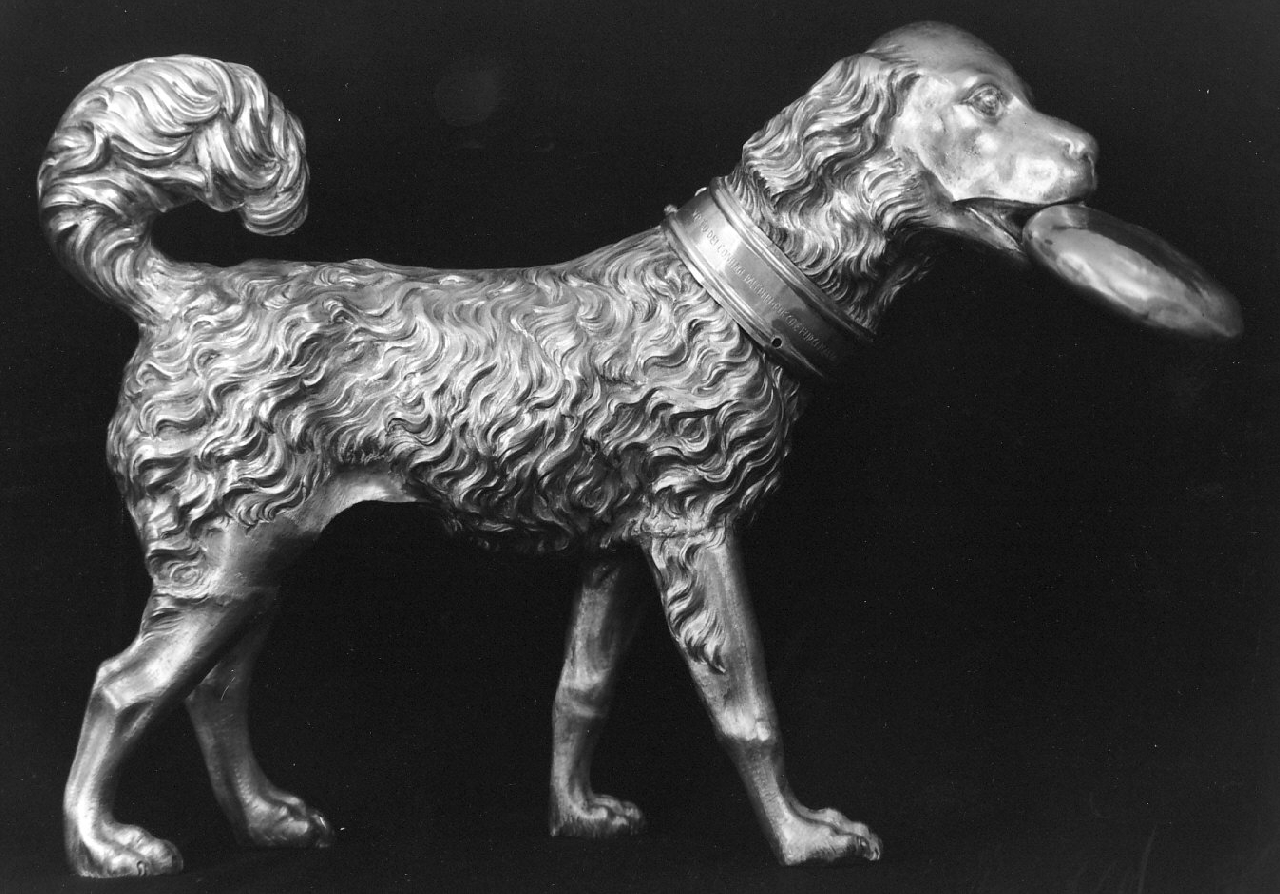 cane (attributo iconografico di immagine sacra, opera isolata) - bottega calabrese (inizio sec. XX)