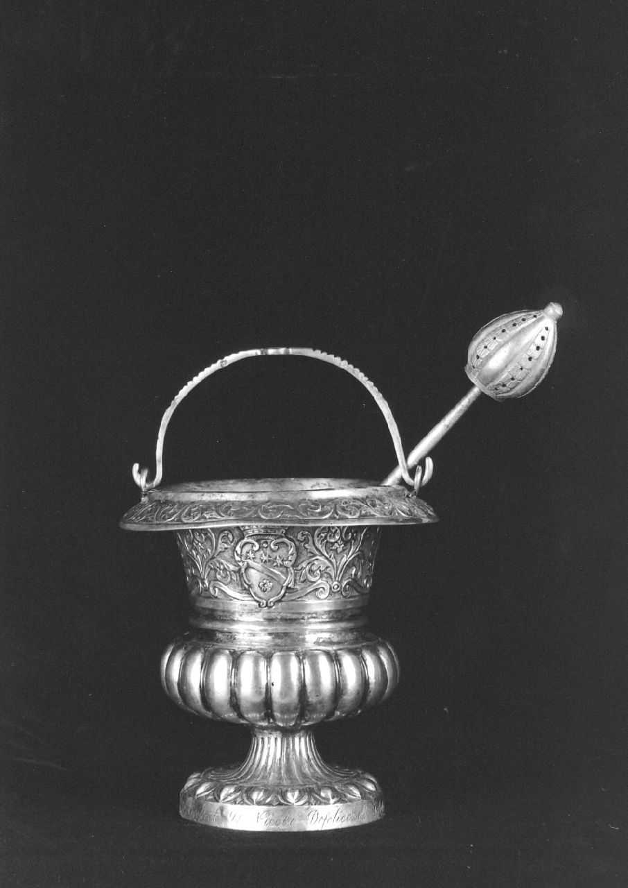 servizio per aspersione, opera isolata di Sisino Gabriele (sec. XIX)