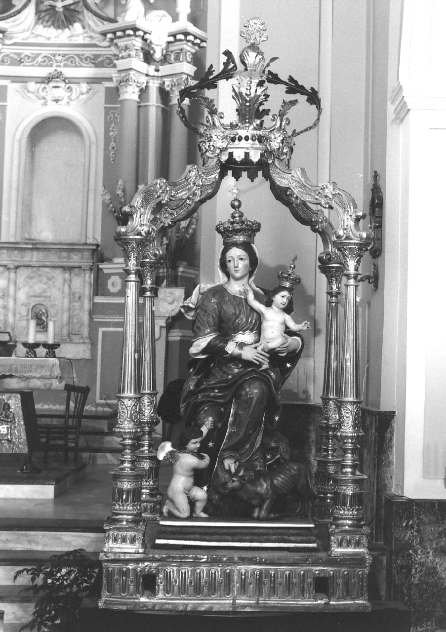 baldacchino, opera isolata - bottega calabrese (inizio sec. XX)