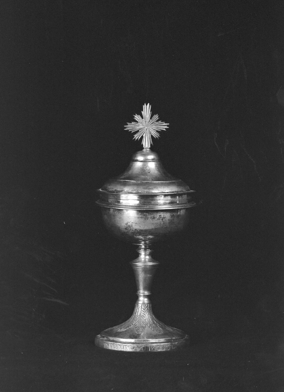 pisside, opera isolata - bottega napoletana (sec. XIX)