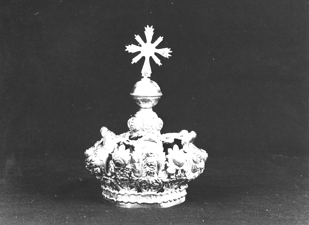 corona da statua, opera isolata - bottega calabrese (seconda metà sec. XIX)