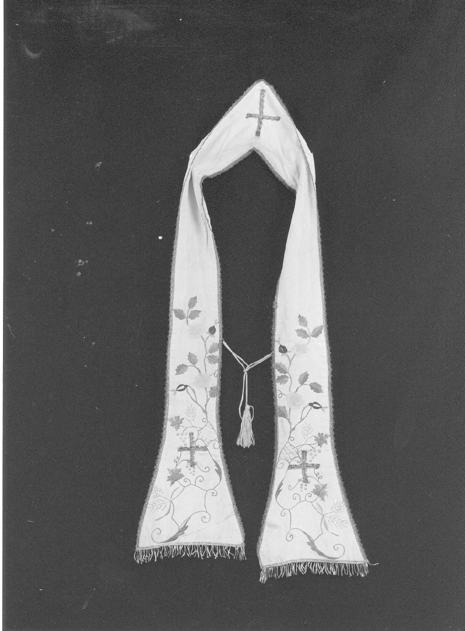 stola, opera isolata - manifattura Italia meridionale (inizio sec. XX)