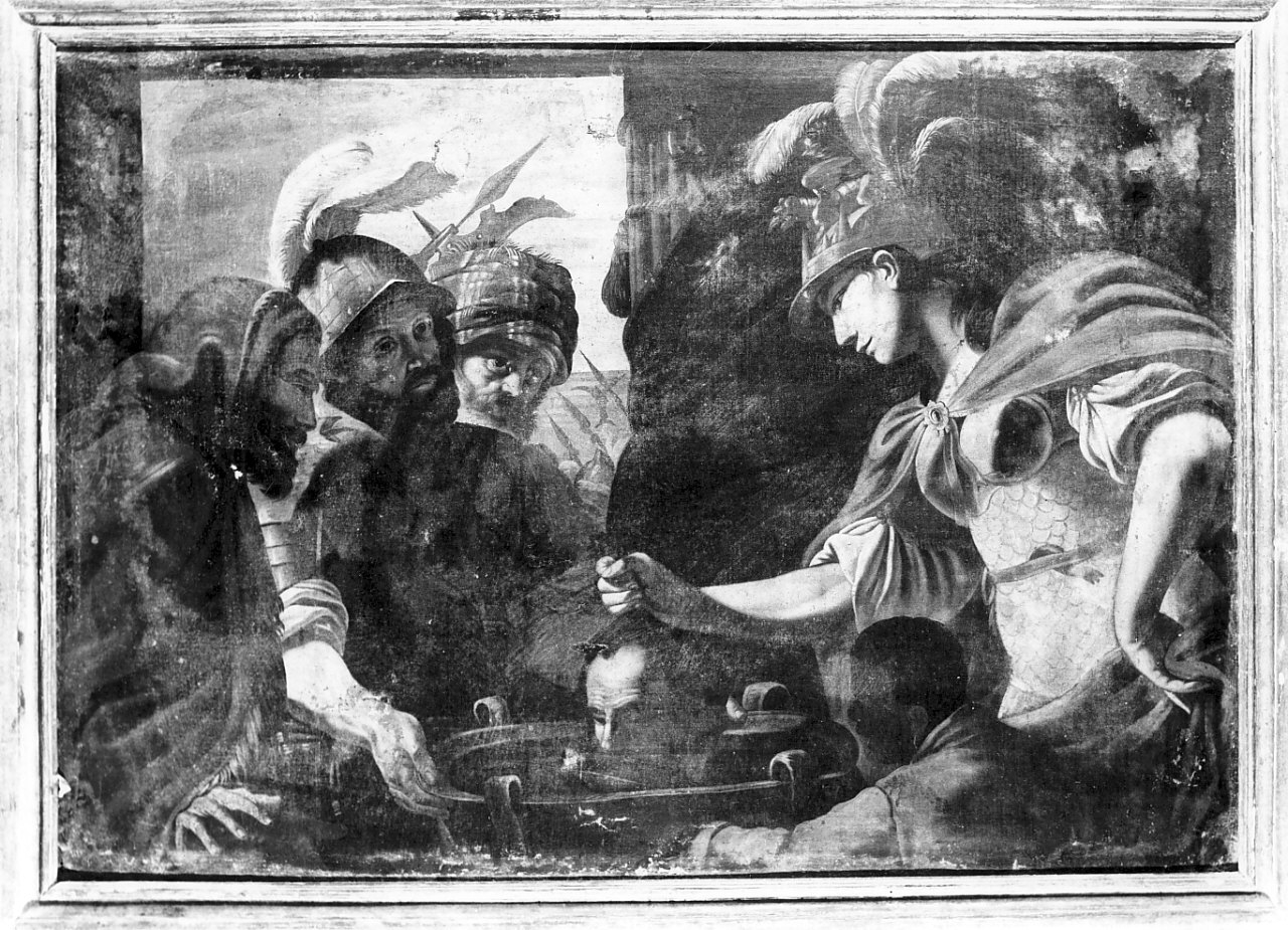 Giuditta con la testa di Oloferne (dipinto) di Preti Mattia (maniera) (sec. XVII)