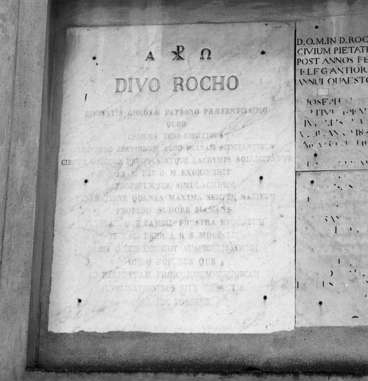 lapide commemorativa - bottega calabrese (sec. XIX, sec. XX)