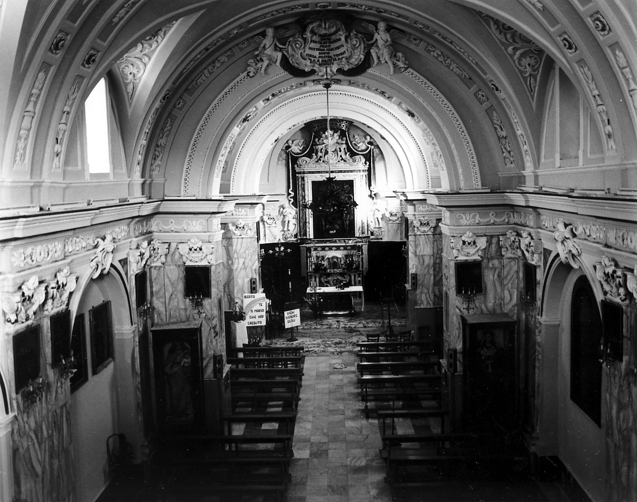 decorazione plastica, complesso decorativo - bottega serrese (sec. XIX)