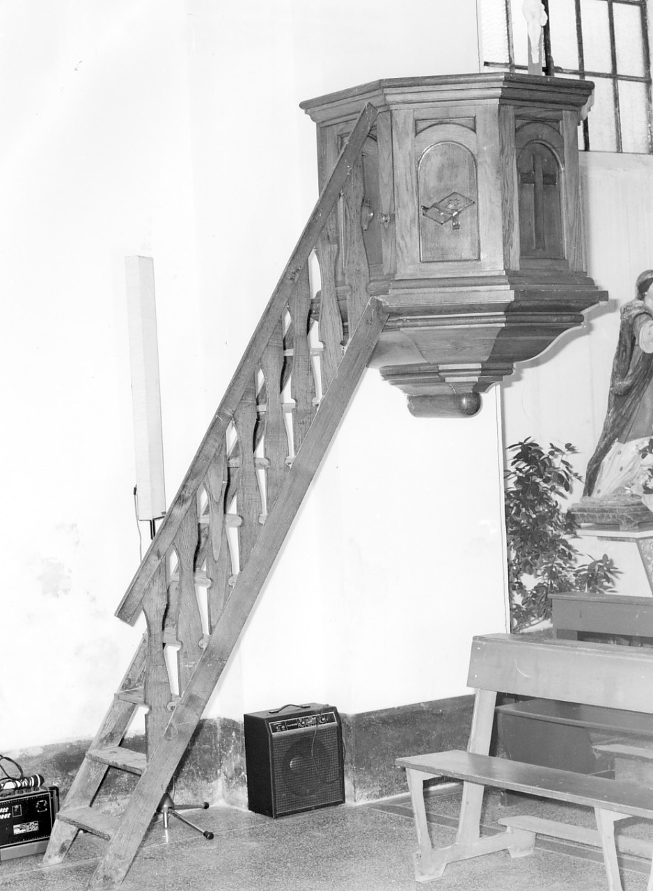 pulpito mobile, opera isolata - bottega calabrese (sec. XX)