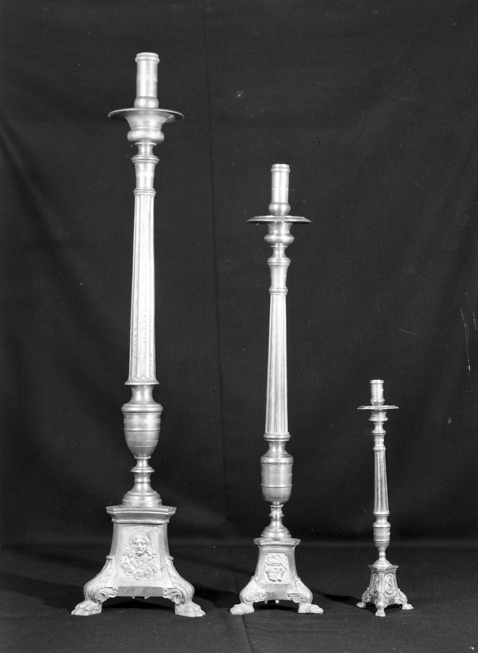 candelabro, serie - bottega calabrese (sec. XX)