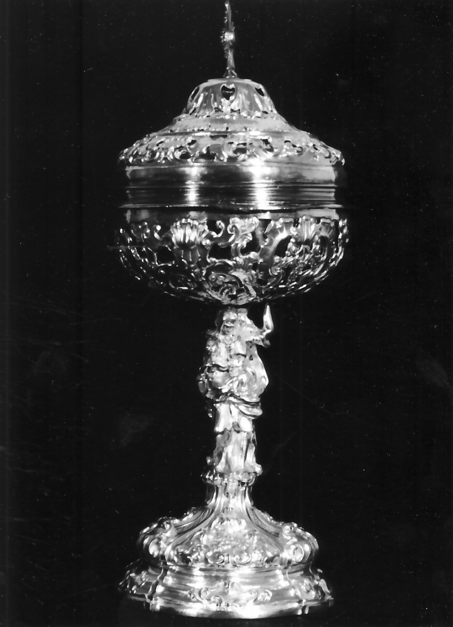 pisside, opera isolata - bottega Italia meridionale (sec. XVIII)