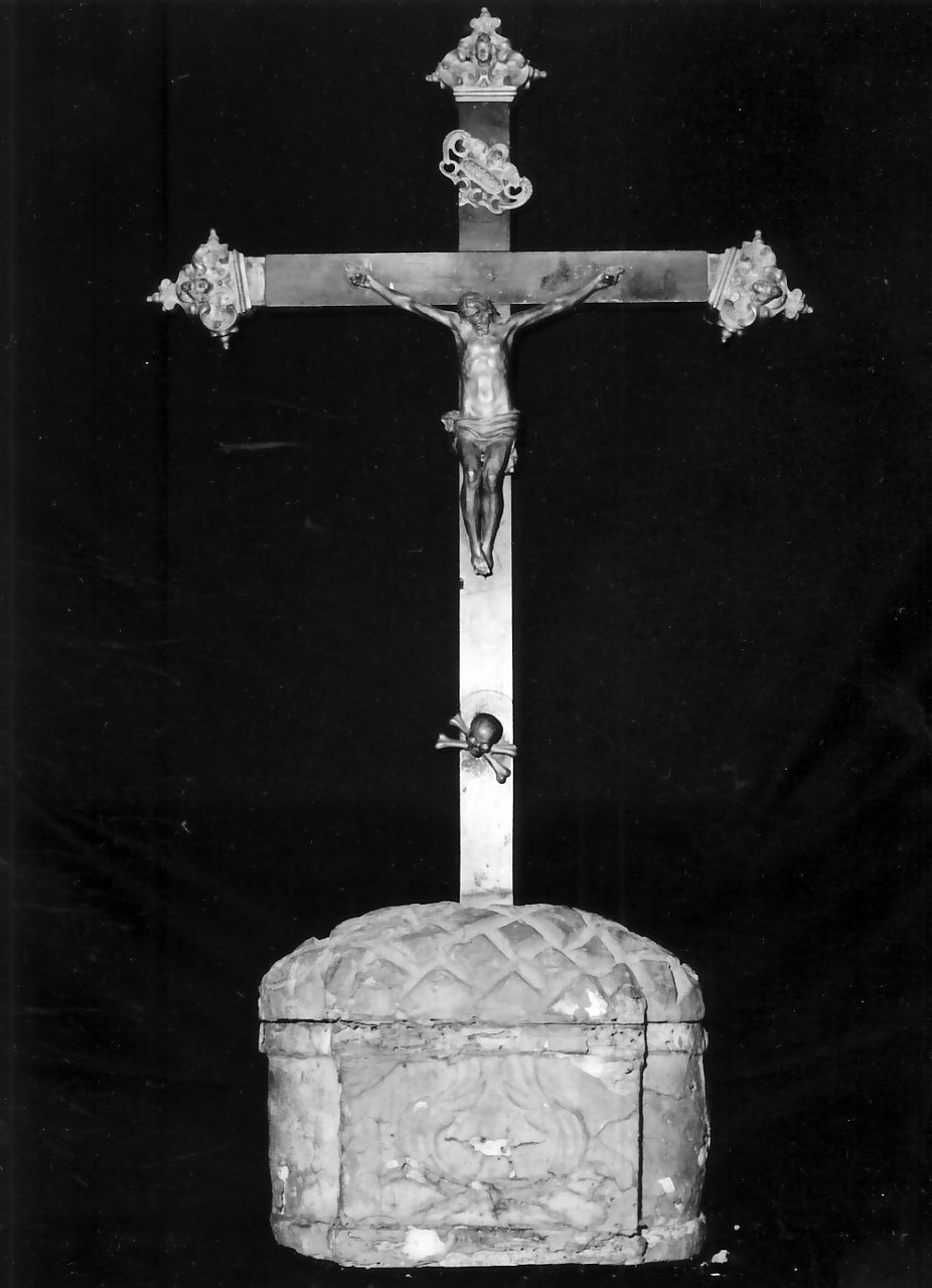 croce d'altare, opera isolata - bottega Italia meridionale (sec. XIX)